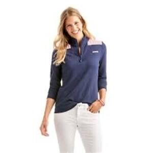 VINEYARD VINES Sm Oxford Strip Shep Shirt Blue Pink Stripes 100% cotton
